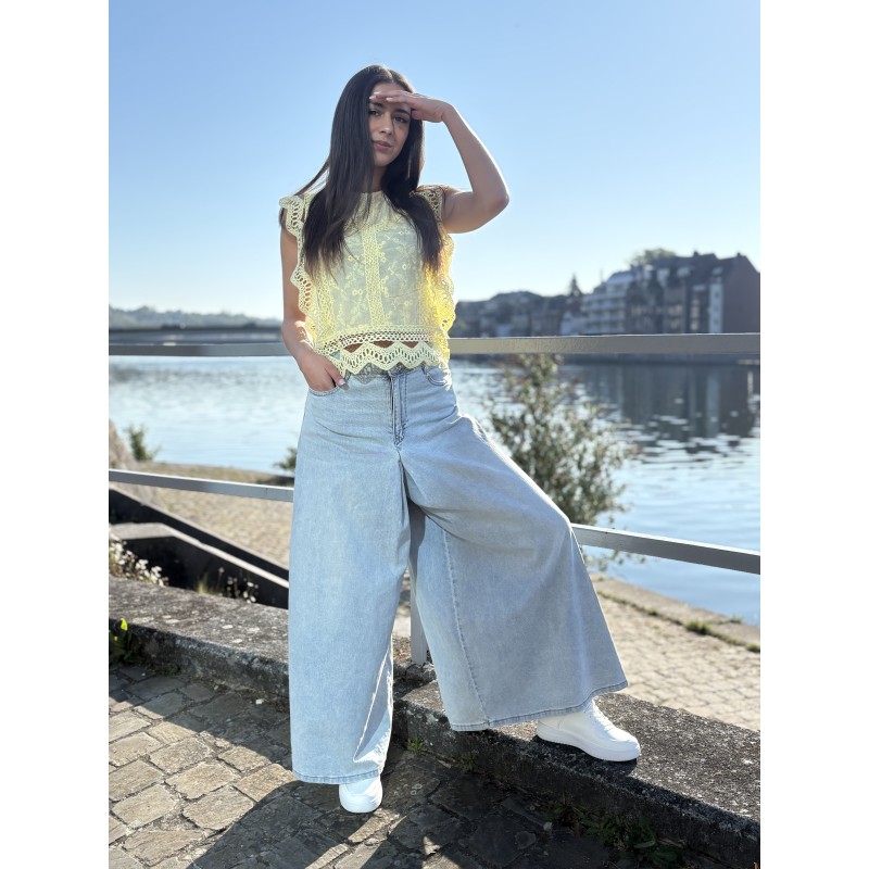 Jupe culotte jeans CALISTA